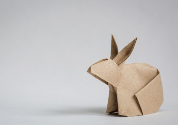 紙兎、うさぎ、ウサギ、折り紙